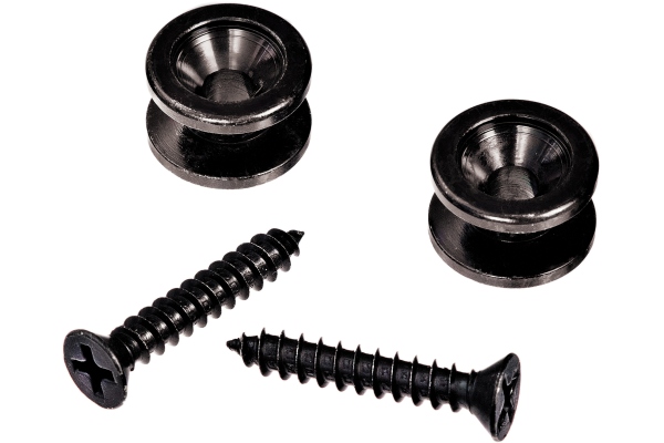 Brass End Pins - Black