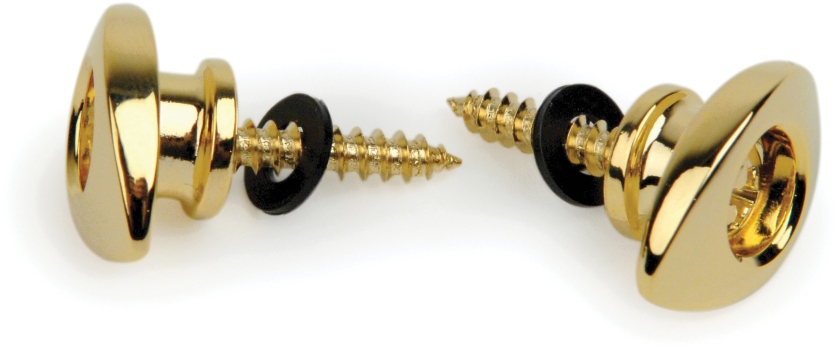 Daddario Elliptical End Pins - Gold