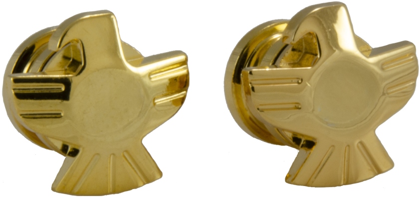 Grover S 620G - Artist Strap Buttons, Eagle - Gold
