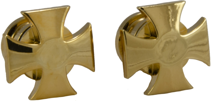 Grover  S 640G - Artist Strap Buttons, Iron Cross - Gold