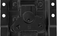 Butterfly Latch cu manivelă medie, adâncime de 12 mm Negru Adam Hall 17284 BLK