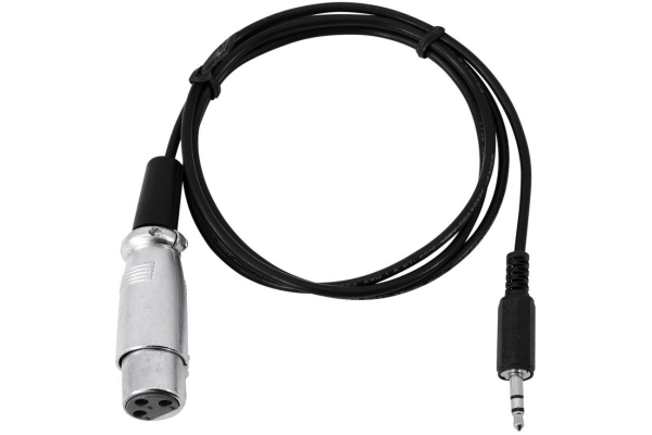 DMX-Adapter OUT Jack 3,5/XLR 1m