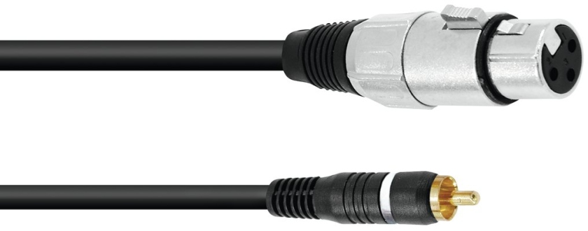 Omnitronic Adaptercable RCA/XLR(Mama) 2m bk