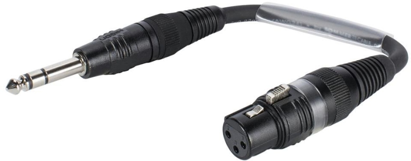 Sommer Cable Adaptercable XLR(F)/Jack stereo 0.15m