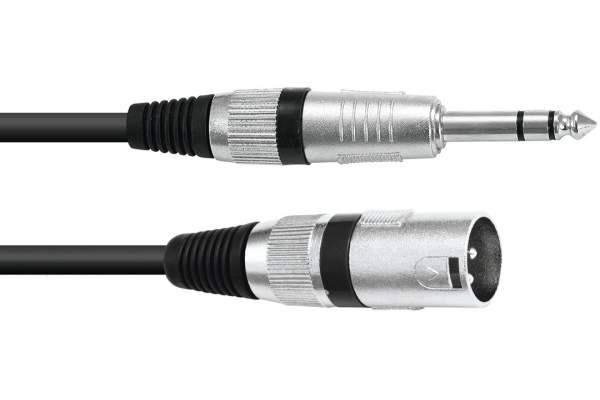 Balanced Audio XLRm - TRS 0.9m