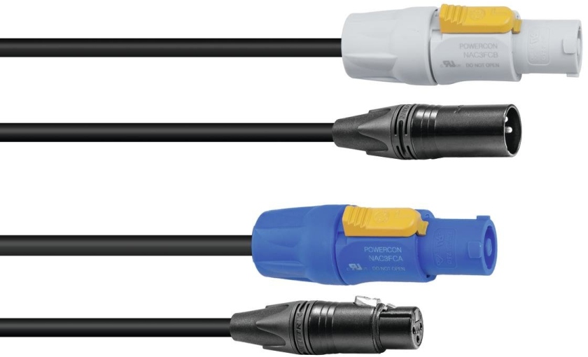 Sommer Cable Combi DMX PowerCon/XLR 2.5m