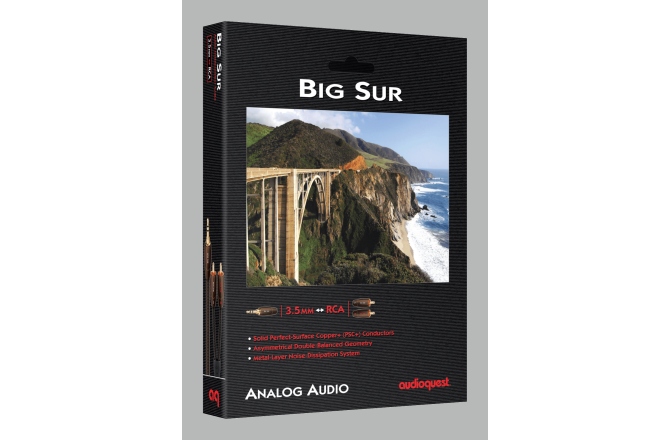 Cablu audio 3.5mm - 2RCA  Audioquest Big Sur 2m