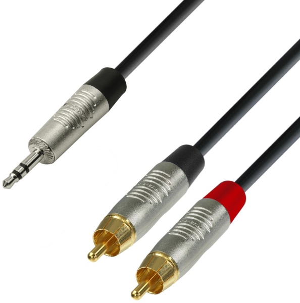 Adam Hall 4Star 3.5TRS-2RCA 1.5m
