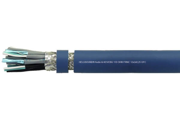 Helukabel Audiocable 12x2x0.25 AES/EBU 100m