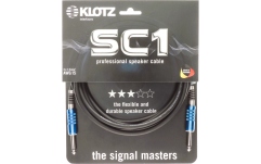 Cablu audio flexibil Klotz 2x 1.5 mm² speaker cable PVC with jack plugs by KLOTZ - 5 m