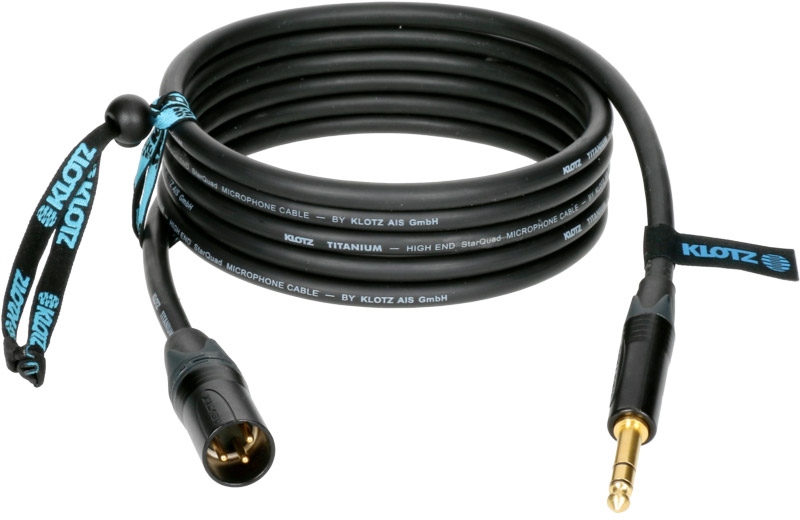 Klotz Titanium StarQuad Audio Cable XLRm-TRS - 7.5m