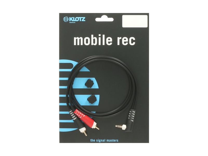 Klotz Y cable - lightweightTRS 3.5 mm, angled - 2x RCA - 3m