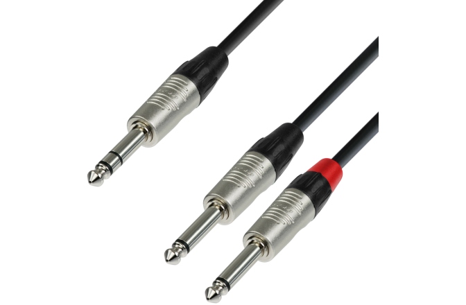 Cablu audio tip Y Adam Hall 4Star Y TRS-2TS 3m