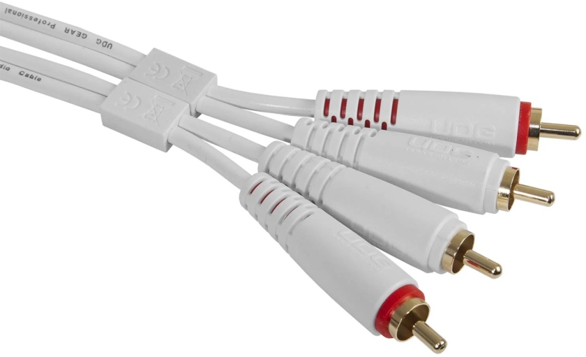 UDG Ultimate Audio Cable Dual RCA - RCA Straight 1.5m - White