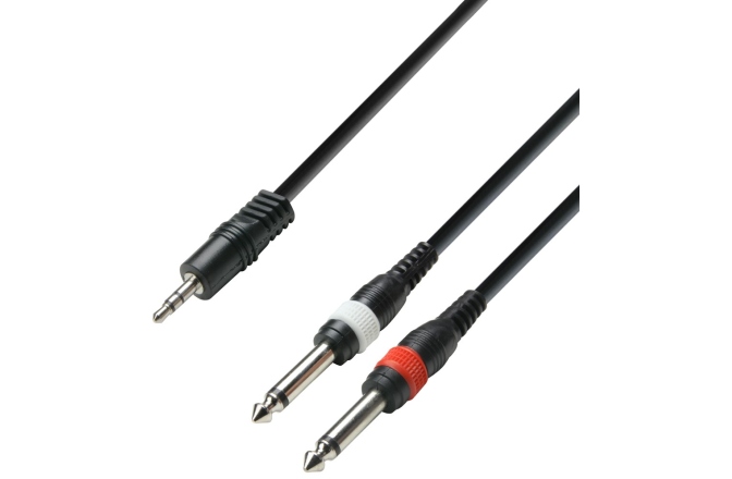 Cablu audio Y Adam Hall 3Star Y TRS3.5-2TS 6m