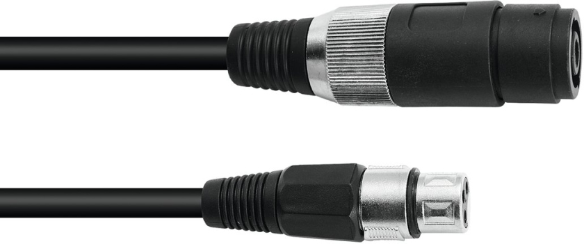 Omnitronic Adaptercable Speaker(F)/XLR(F) 1m bk