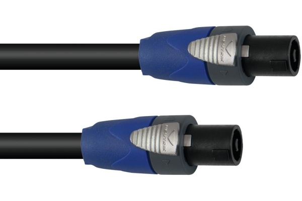 Speaker cable Speakon 2x4 10m bk