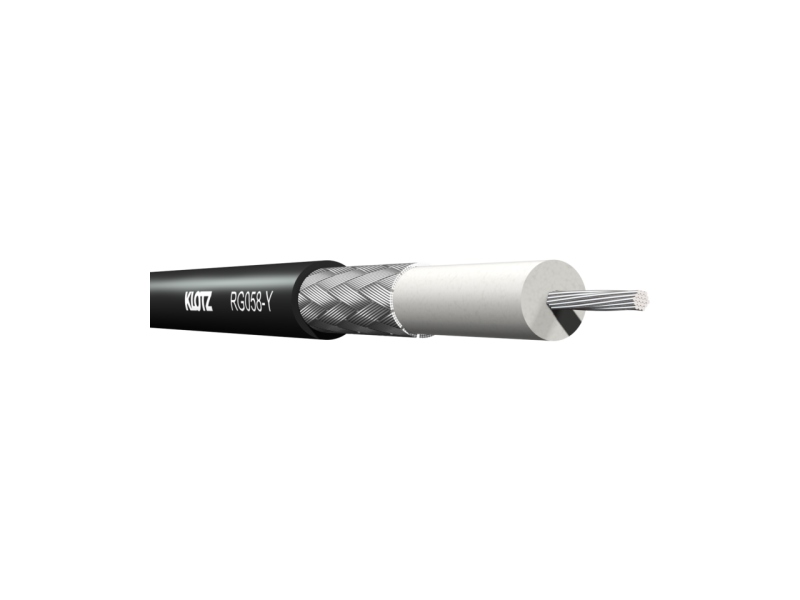 Klotz 50 Ohm - coax cable RG58C/UPVC - Eca - 50 m