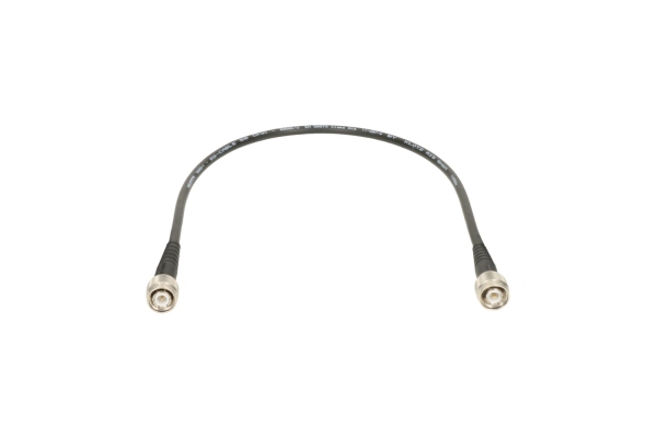 flexible 50 ohms coax cable - RG58C/Uwith TNC plugs by Damar & Hagen - 0,3 m