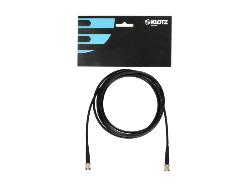 Klotz flexible 50 ohms coax cable - RG58C/Uwith TNC plugs by Damar & Hagen - 0,5 m