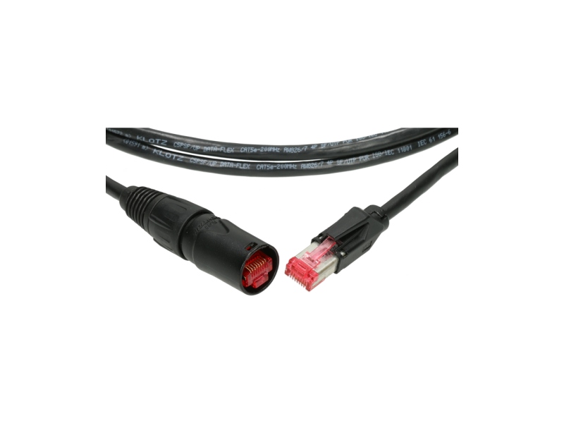 Klotz flexible professional patch cable with PUR jacketCAT5e (SF/UTP) / etherCON - RJ45 - 5 m