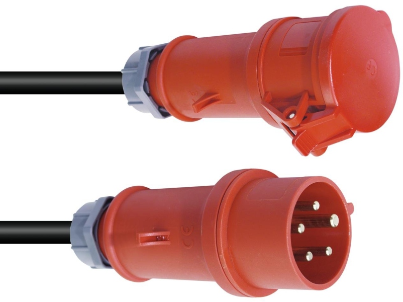 PSSO CEE Extension 32A 5x6 25m red