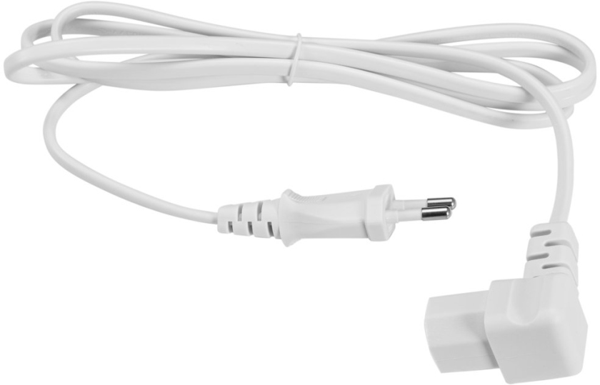 Omnitronic IEC Power Cable 2x0.75 1.5m C17 angled wt