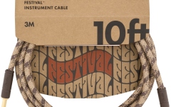 Cablu de instrument/chitară Fender Festival Instrument Cable 3m - Brown Stripe