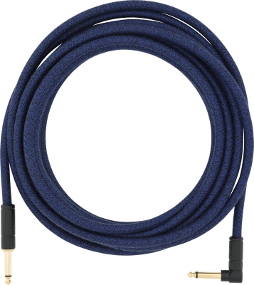Fender Festival Instrument Cable Straight/Angle 5.6m Pure Hemp Blue Dream
