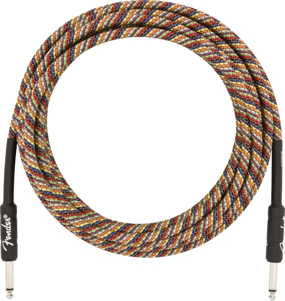 Fender Festival Instrument Cable Straight/Straight 5.5m Pure Hemp Rainbow