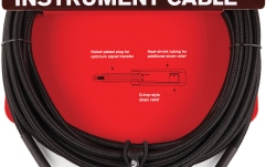 Cablu de instrument Daddario Custom Series Braided Instrument Cable Black 6,09 m