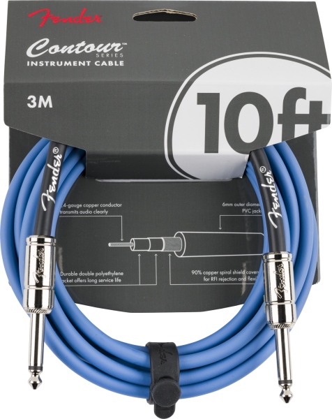 Fender Contour Lake Placid Blue 3m (10')