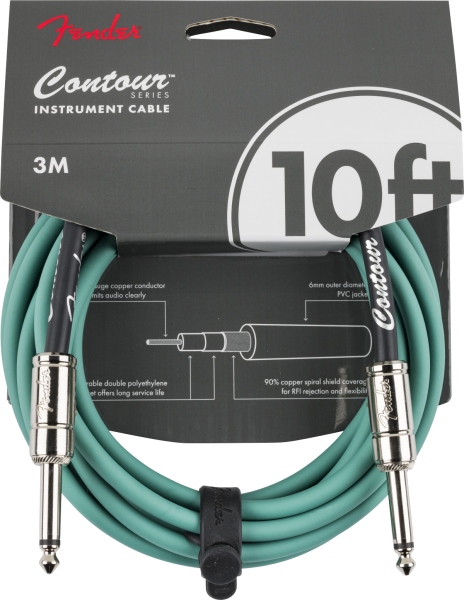 Fender Contour Sherwood Green 3m (10')