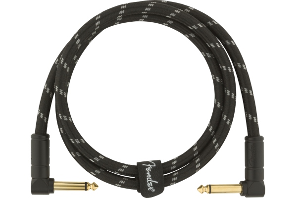 Deluxe Series Instrument Cable Angle/Angle 3' Black Tweed Deluxe Series Instrument Cable Angle/Angle 3' Black Tweed