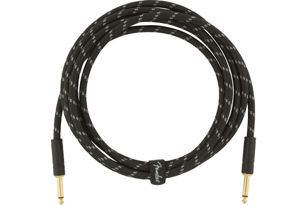 Deluxe Series Instrument Cable Straight/Straight 10' Black Tweed Deluxe Series Instrument Cable Straight/Straight 10' Black Tweed