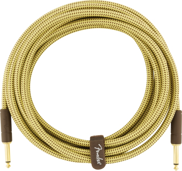 Fender Deluxe Series Instrument Cable Straight/Straight 15' Tweed
