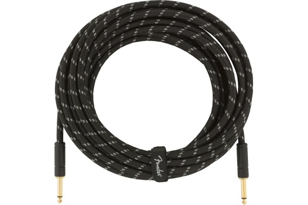 Deluxe Series Instrument Cable Straight/Straight 25' Black Tweed Deluxe Series Instrument Cable Straight/Straight 25' Black Tweed