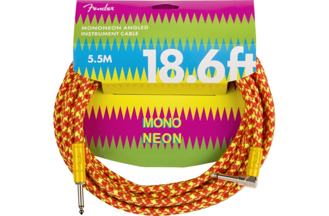 Cablu de Instrument Fender MonoNeon Instrument Cable 18.6' Orange