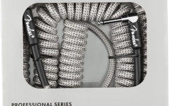 Cablu de Instrument Fender Professional Series Coil Cable 30' White Tweed