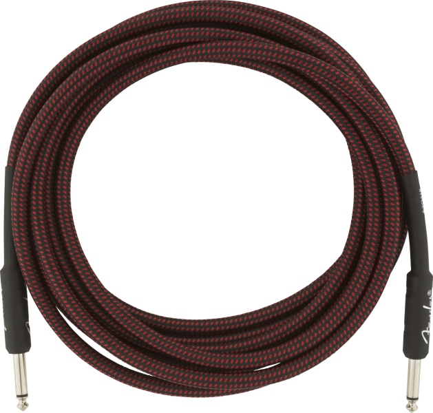 Fender Professional Series Instrument Cable 15' Red Tweed