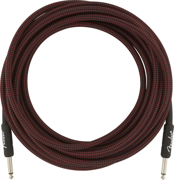 Fender Professional Series Instrument Cable 18.6' Red Tweed