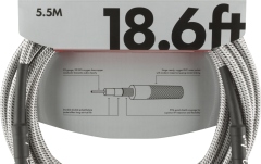 Cablu de Instrument Fender Professional Series Instrument Cable 18.6' White Tweed