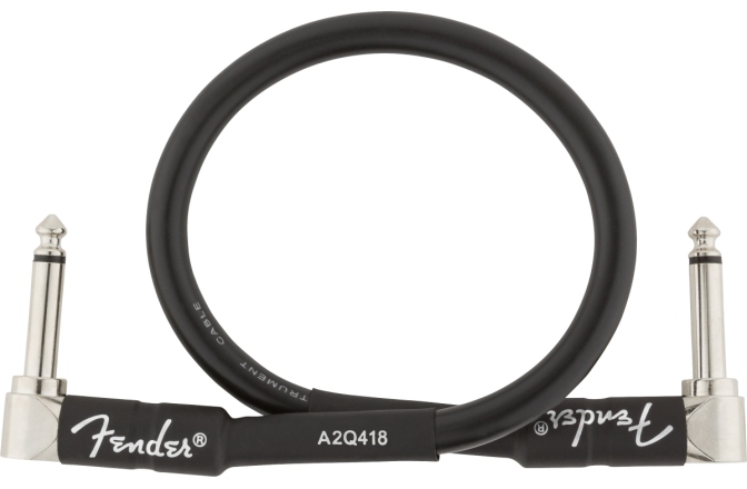 Cablu de Instrument Fender Professional Series Instrument Cables Angle/Angle 1' Black