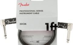 Cablu de Instrument Fender Professional Series Instrument Cables Angle/Angle 1' Black