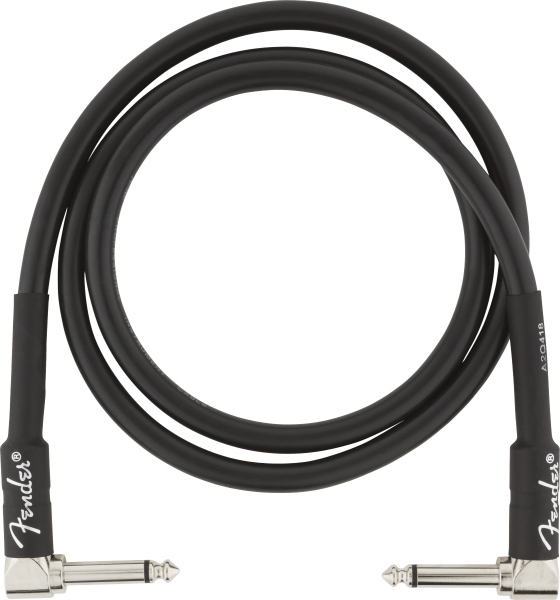 Fender Professional Series Instrument Cables Angle/Angle 3' Black