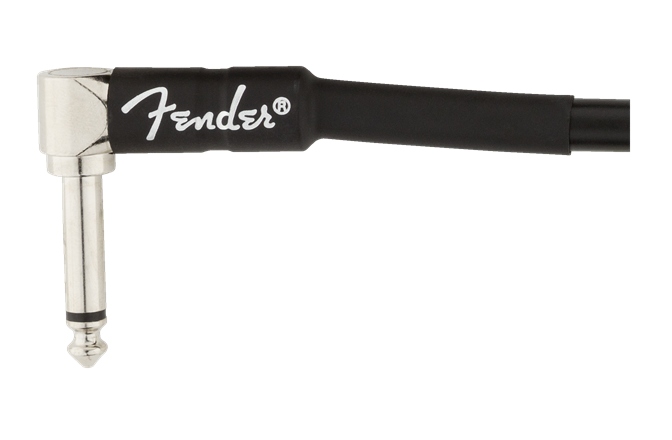Cablu de Instrument Fender Professional Series Instrument Cables Straight/Angle 25' Black
