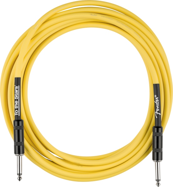 Fender Tom DeLonge 10' To The Stars Instrument Cable Graffiti Yellow