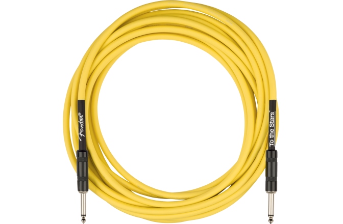 Cablu de Instrument Fender Tom DeLonge 18.6' To The Stars Instrument Cable Graffiti Yellow
