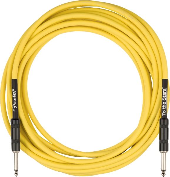 Fender Tom DeLonge 18.6' To The Stars Instrument Cable Graffiti Yellow