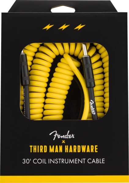 Fender X Third Man Hardware Yellow Coil Cable 9m